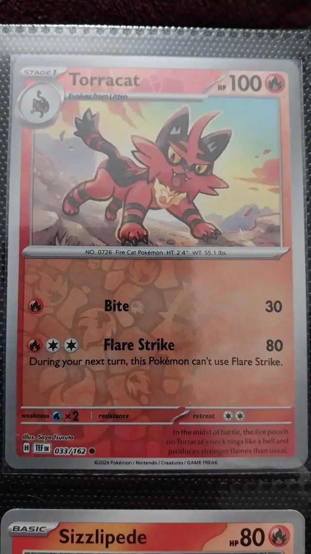 Torracat [Reverse Holo] - Pokemon Temporal Forces #33