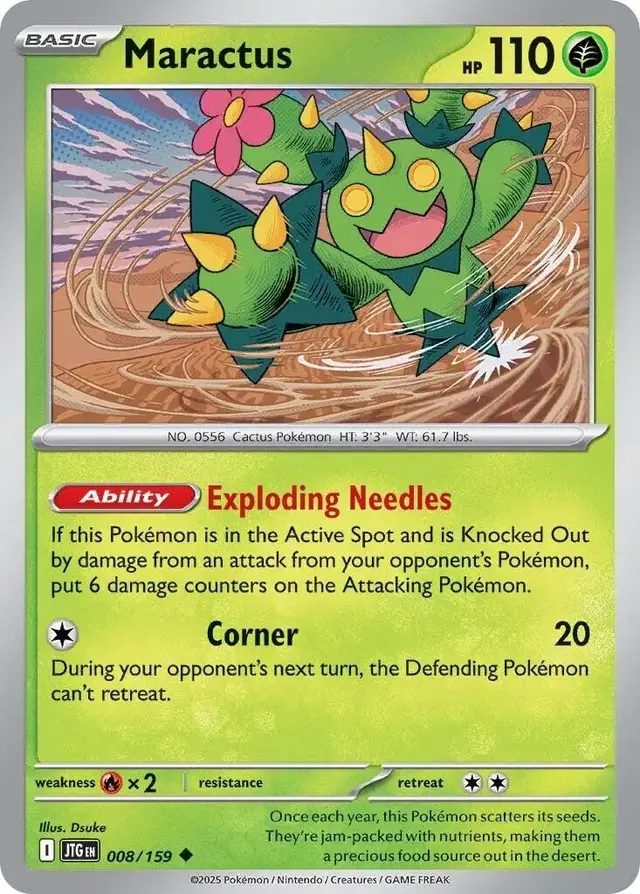 Maractus - Pokemon Journey Together #8