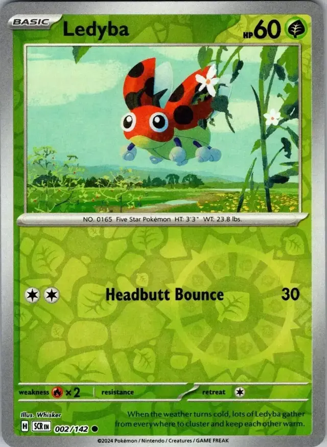 Ledyba [Reverse Holo] - Pokemon Stellar Crown #2
