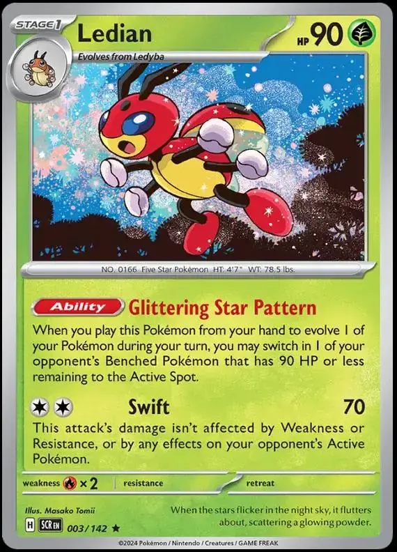 Ledian - Pokemon Stellar Crown #3