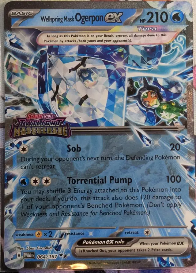 Wellspring Mask Ogerpon [Stamped] - Pokemon Twilight Masquerade #64