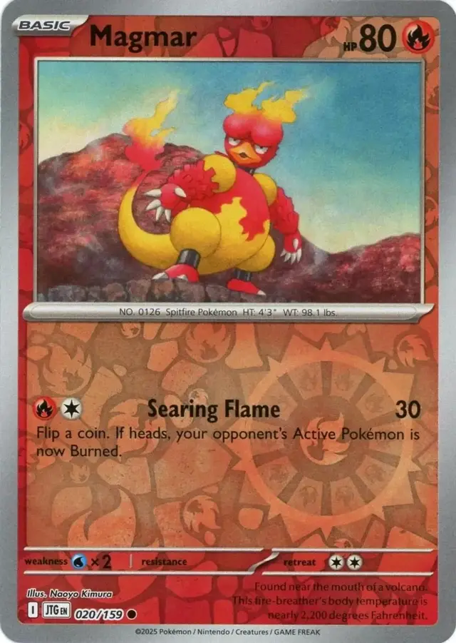Magmar [Reverse Holo] - Pokemon Journey Together #20
