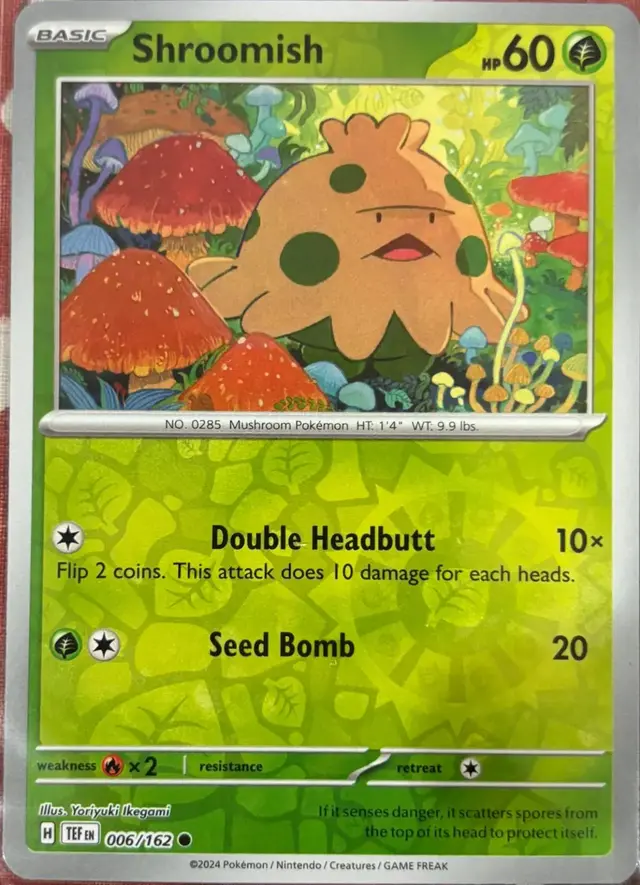 Shroomish [Reverse Holo] - Pokemon Temporal Forces #6