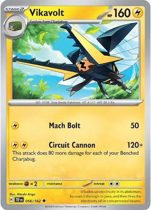 Vikavolt - Pokemon Temporal Forces #56
