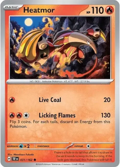 Heatmor - Pokemon Temporal Forces #31