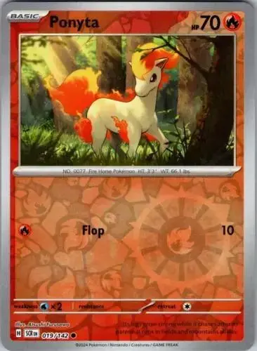Ponyta [Reverse Holo] - Pokemon Stellar Crown #19