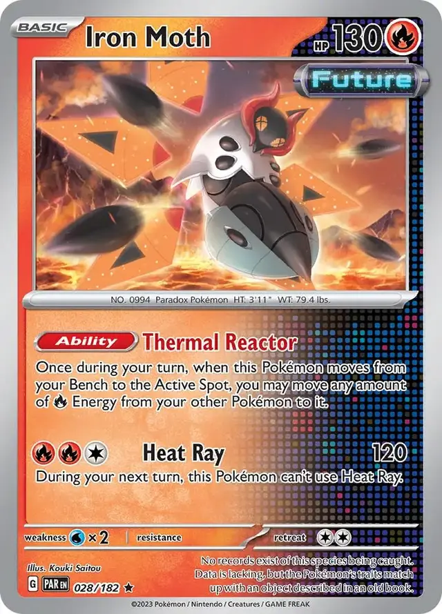 Iron Moth - Pokemon Paradox Rift #28