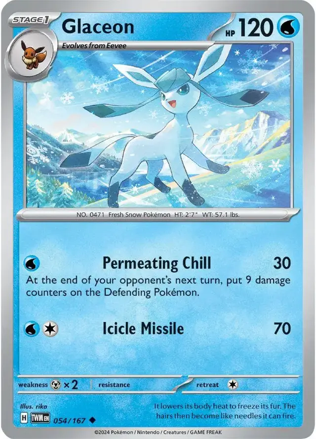 Glaceon - Pokemon Twilight Masquerade #54