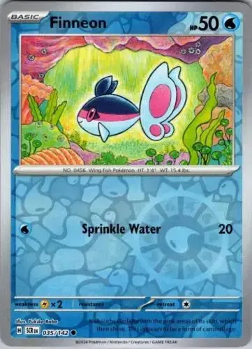 Finneon [Reverse Holo] - Pokemon Stellar Crown #35