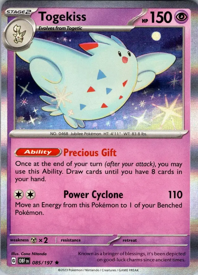 Togekiss [Holo] - Pokemon Obsidian Flames #85