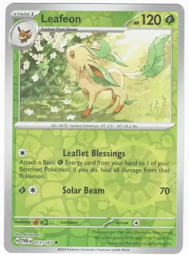 Leafeon [Reverse Holo] - Pokemon Twilight Masquerade #11