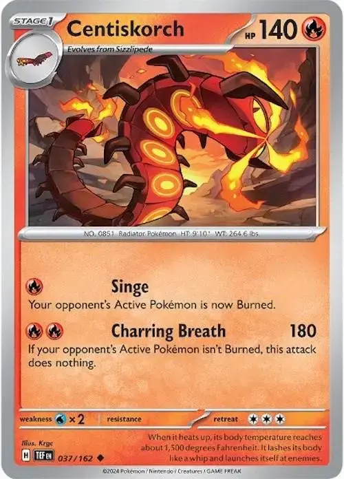 Centiskorch - Pokemon Temporal Forces #37