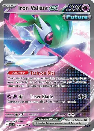 Iron Valiant ex [Holo] - Pokemon Paradox Rift #89