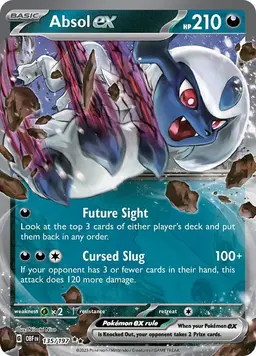 Absol ex 135 - Pokemon Obsidian Flames