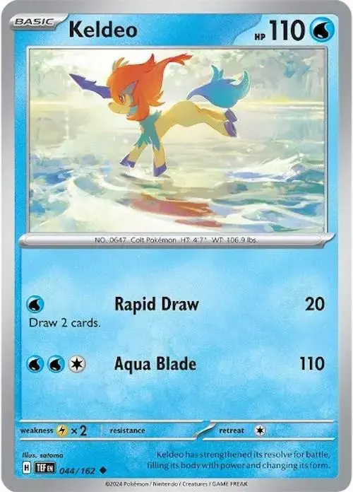 Keldeo - Pokemon Temporal Forces #44