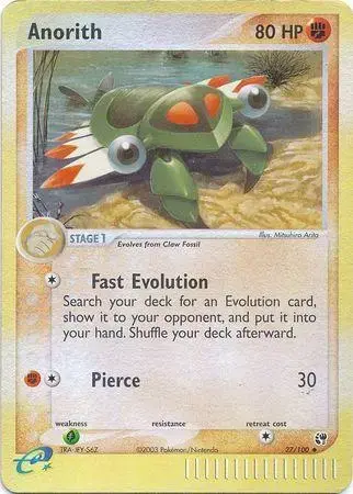 Anorith [Reverse Holo] - Pokemon Sandstorm #27