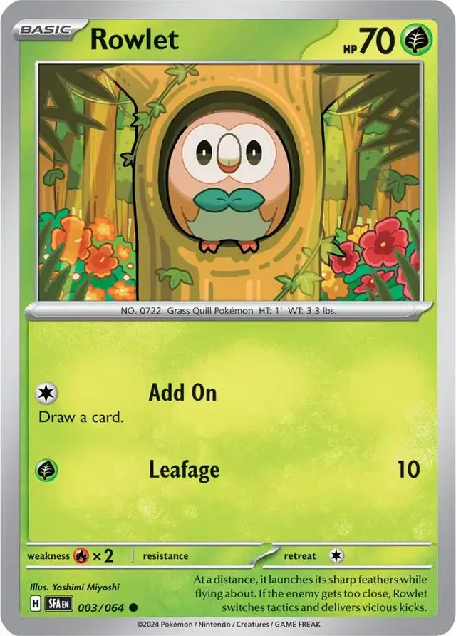 Rowlet - Pokemon Shrouded Fable #3
