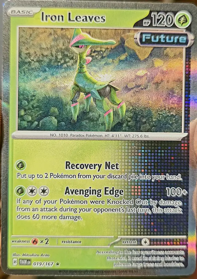 Iron Leaves [Reverse Holo] - Pokemon Twilight Masquerade #19