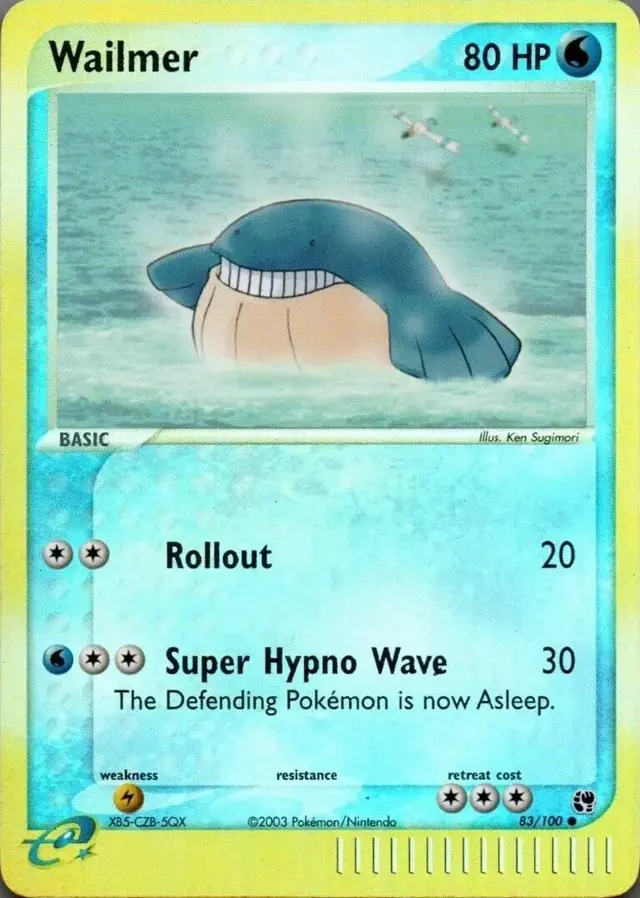 Wailmer [Reverse Holo] - Pokemon Sandstorm #83