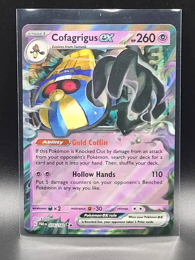 Cofagrigus ex [Holo] - Pokemon Paradox Rift #76