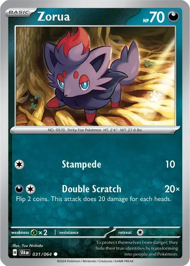 Zorua - Pokemon Shrouded Fable #31