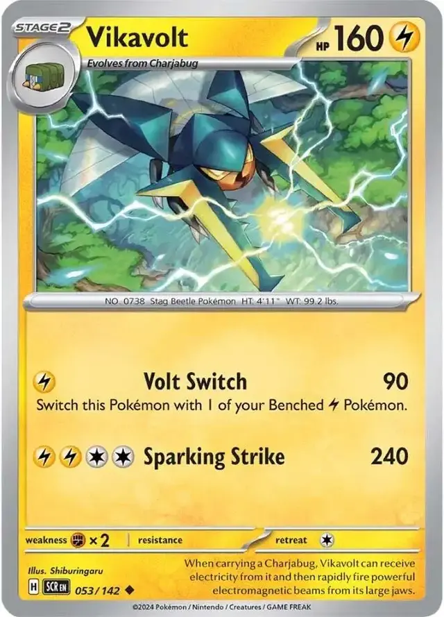 Vikavolt - Pokemon Stellar Crown #53