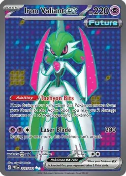 Iron Valiant ex 225 - Pokemon Paradox Rift
