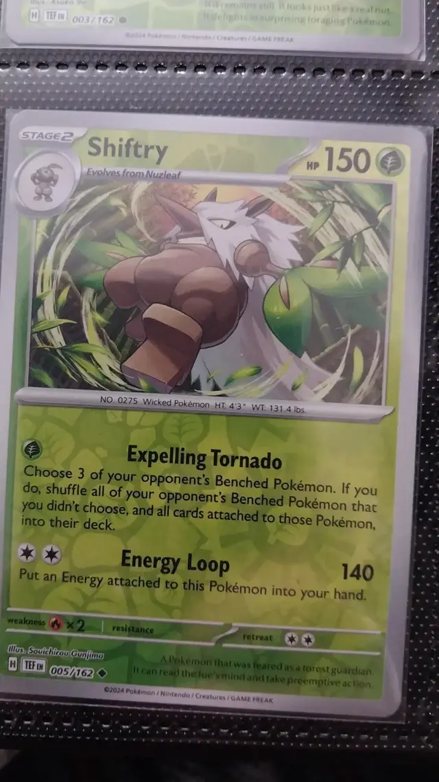 Shiftry [Reverse Holo] - Pokemon Temporal Forces #5
