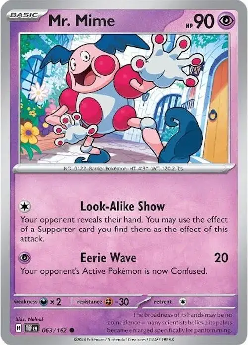 Mr. Mime - Pokemon Temporal Forces #63