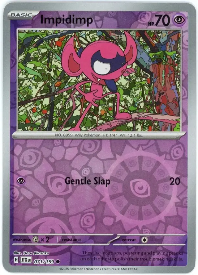 Impidimp [Reverse Holo] - Pokemon Journey Together #71