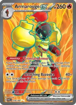Armarouge ex 218 - Pokemon Paradox Rift