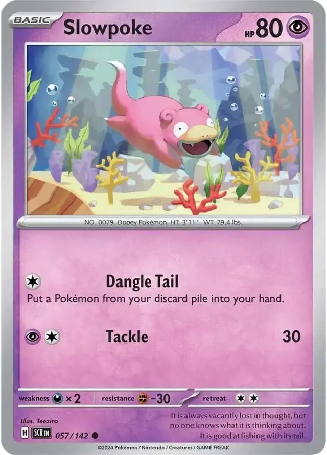Slowpoke - Pokemon Stellar Crown #57