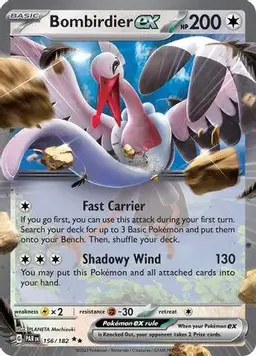 Bombirdier ex 156 - Pokemon Paradox Rift