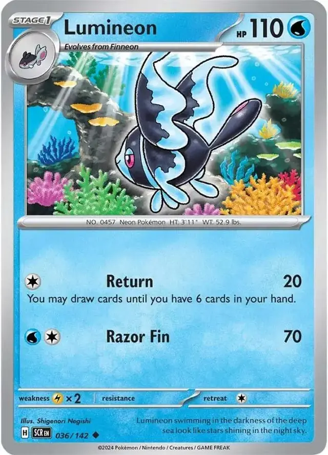 Lumineon - Pokemon Stellar Crown #36