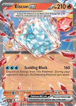 Eiscue ex 42 - Pokemon Obsidian Flames