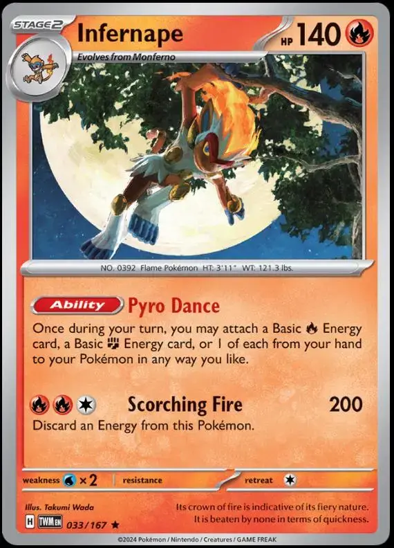 Infernape - Pokemon Twilight Masquerade #33