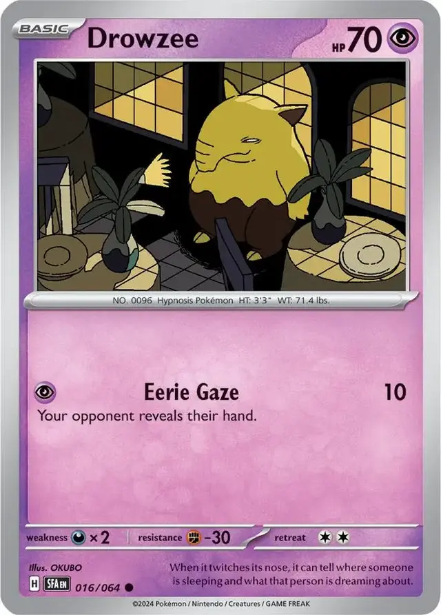 Drowzee - Pokemon Shrouded Fable #16