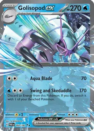 Golisopod ex [Holo] - Pokemon Paradox Rift #50