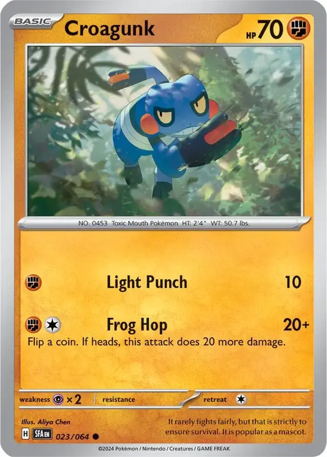 Croagunk - Pokemon Shrouded Fable #23
