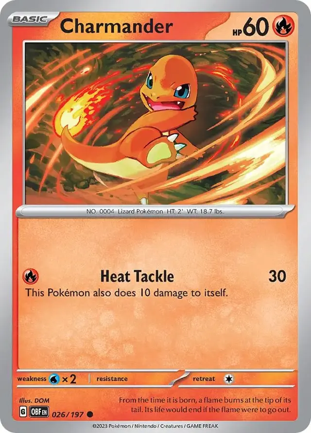 Charmander - Pokemon Obsidian Flames #26
