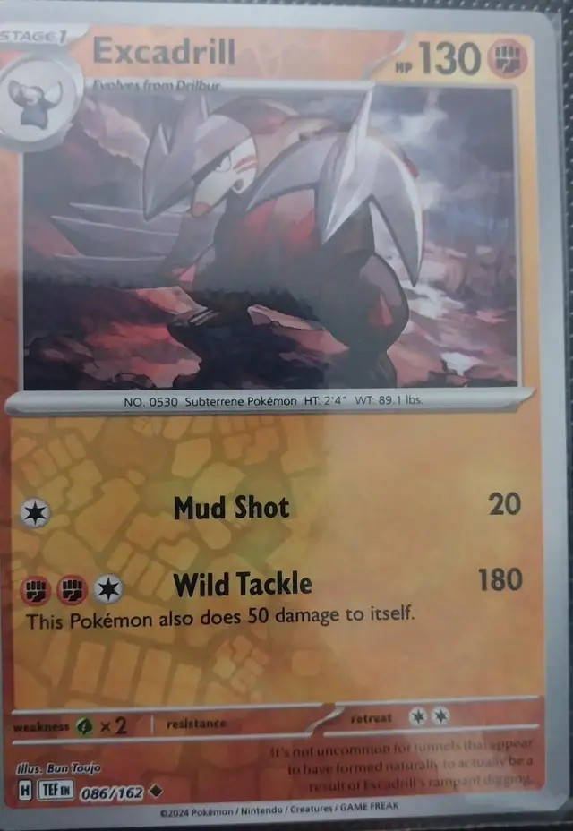 Excadrill [Reverse Holo] - Pokemon Temporal Forces #86