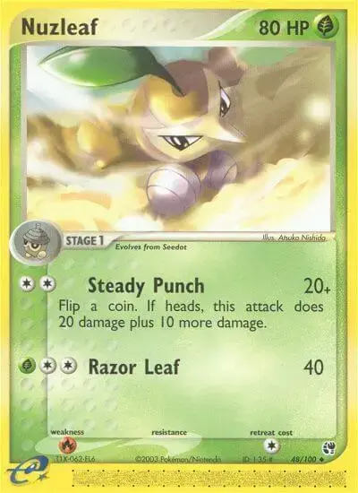 Nuzleaf - Pokemon Sandstorm #48