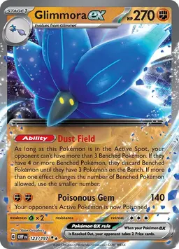 Glimmora ex 123 - Pokemon Obsidian Flames