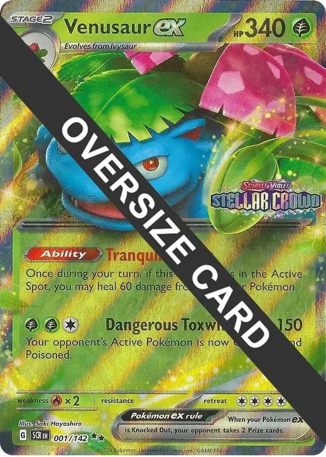 Venusaur Ex [Jumbo] - Pokemon Stellar Crown #1