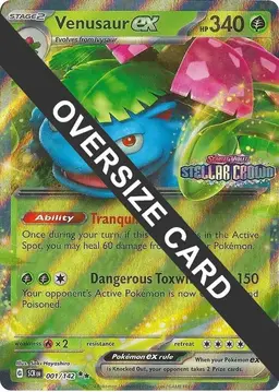 Venusaur Ex [Jumbo] 1 - Pokemon Stellar Crown