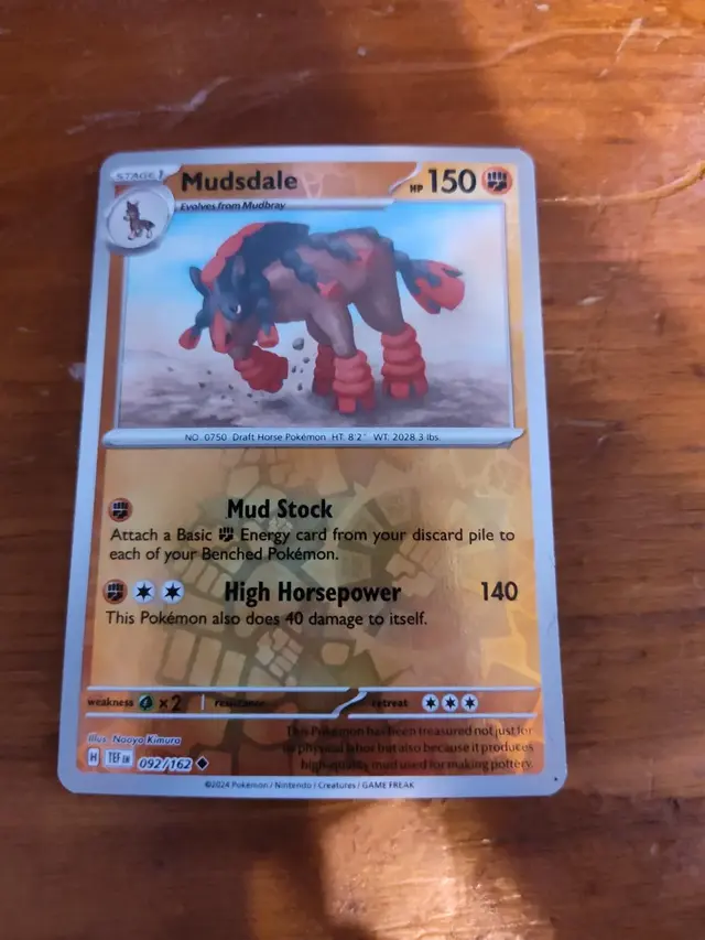 Mudsdale [Reverse Holo] - Pokemon Temporal Forces #92