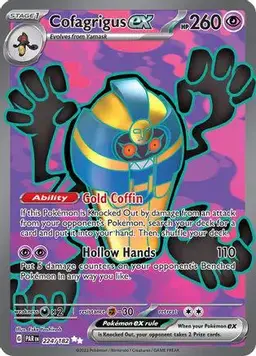 Cofagrigus ex 224 - Pokemon Paradox Rift