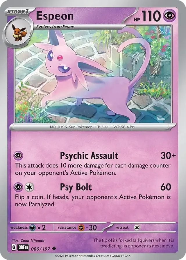Espeon - Pokemon Obsidian Flames #86