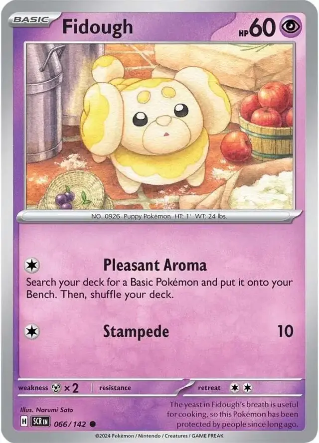 Fidough - Pokemon Stellar Crown #66