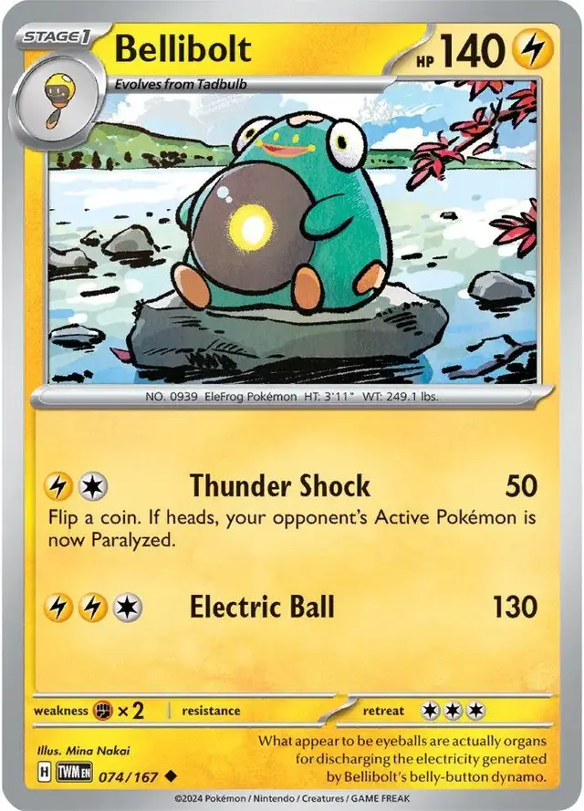 Bellibolt - Pokemon Twilight Masquerade #74